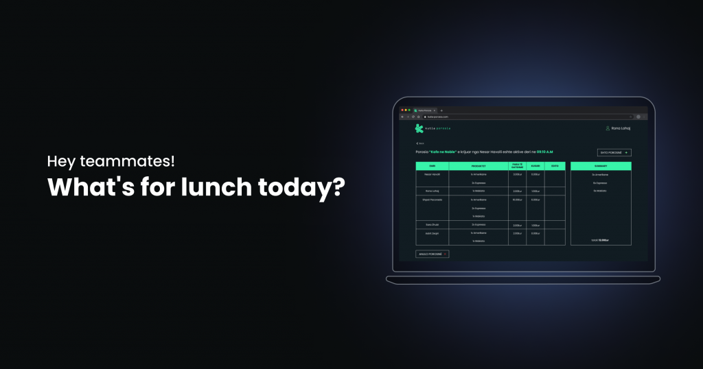 A tool that makes your lunchtime be the best time banner